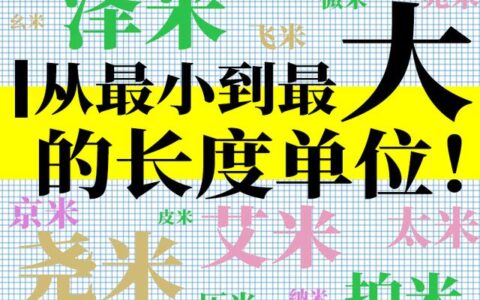 长度单位字母表示(长度单位字母表示怎么读)