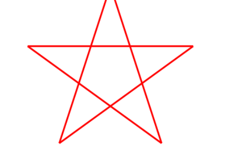 五角星的画法(五角星的折法一步一步的教程)