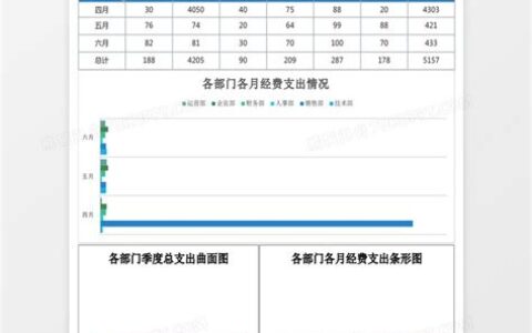 财务支出报表模板(财务支出明细表)