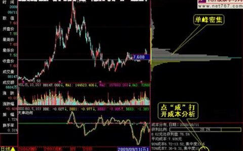 筹码分布图解教程 使用技巧(筹码分布图解教程图片)