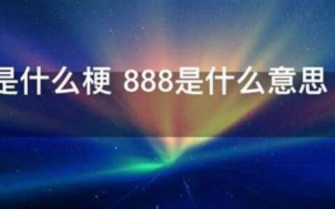 888是什么意思爱情(666是什么意思)