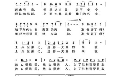 当那一天来临简谱合唱谱(当那一天来临简谱教唱)